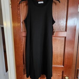 Black cotton summer dress